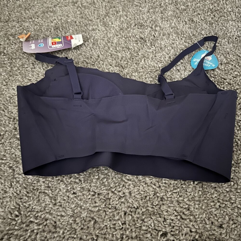 Hanes Bra Purple SM NWT - Picture 3 of 4